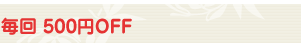 ��� 500��OFF